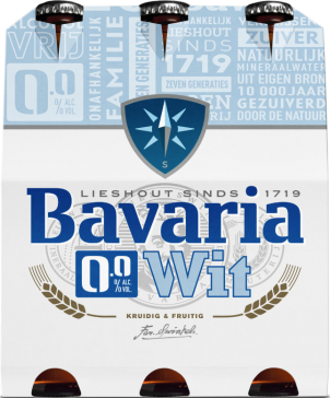 Bavaria witbier 0 alcohol flesjes 6x33 Bavaria witbier 0 alcohol flesjes 6x33